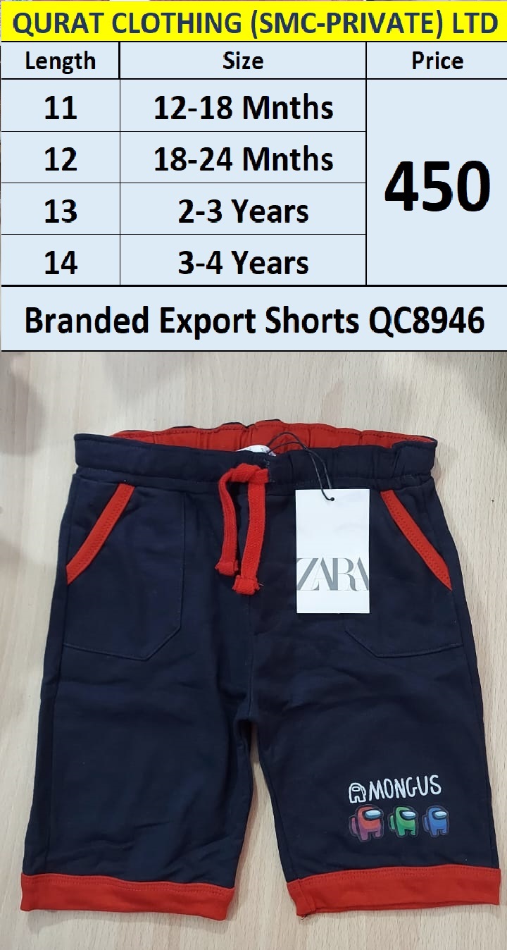 Branded Export Shorts QC8946