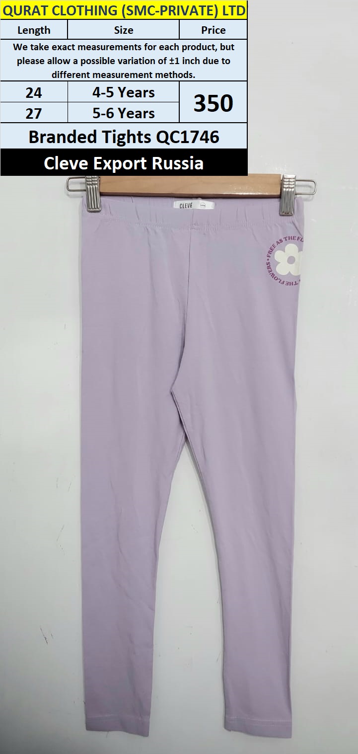 Cleve Brand Free the Flower Tights QC1746 Export Russia 