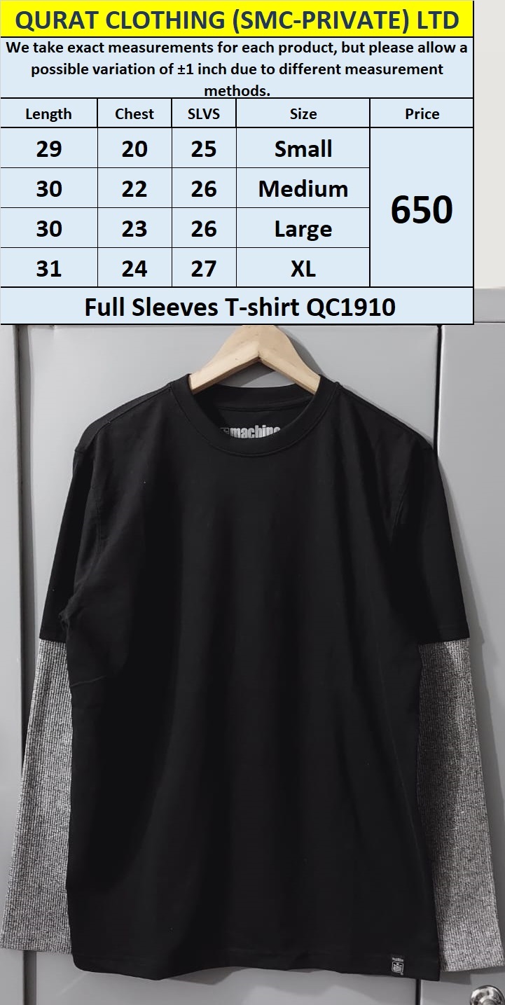 Full Sleeves T-shirt QC1910