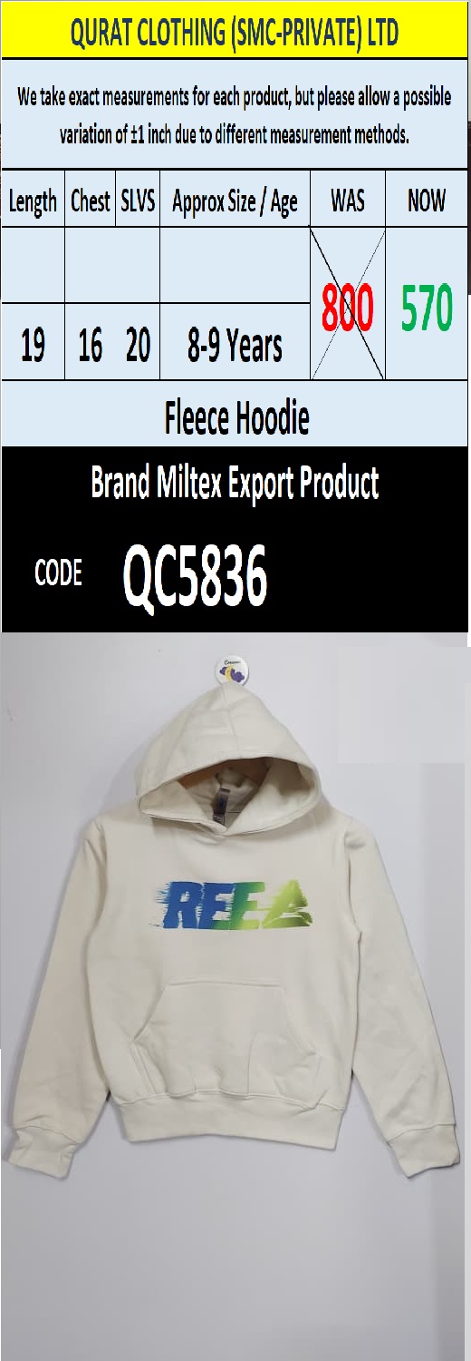 Top International Branded Export Hoodie / Sweatshirt Products - QC5836