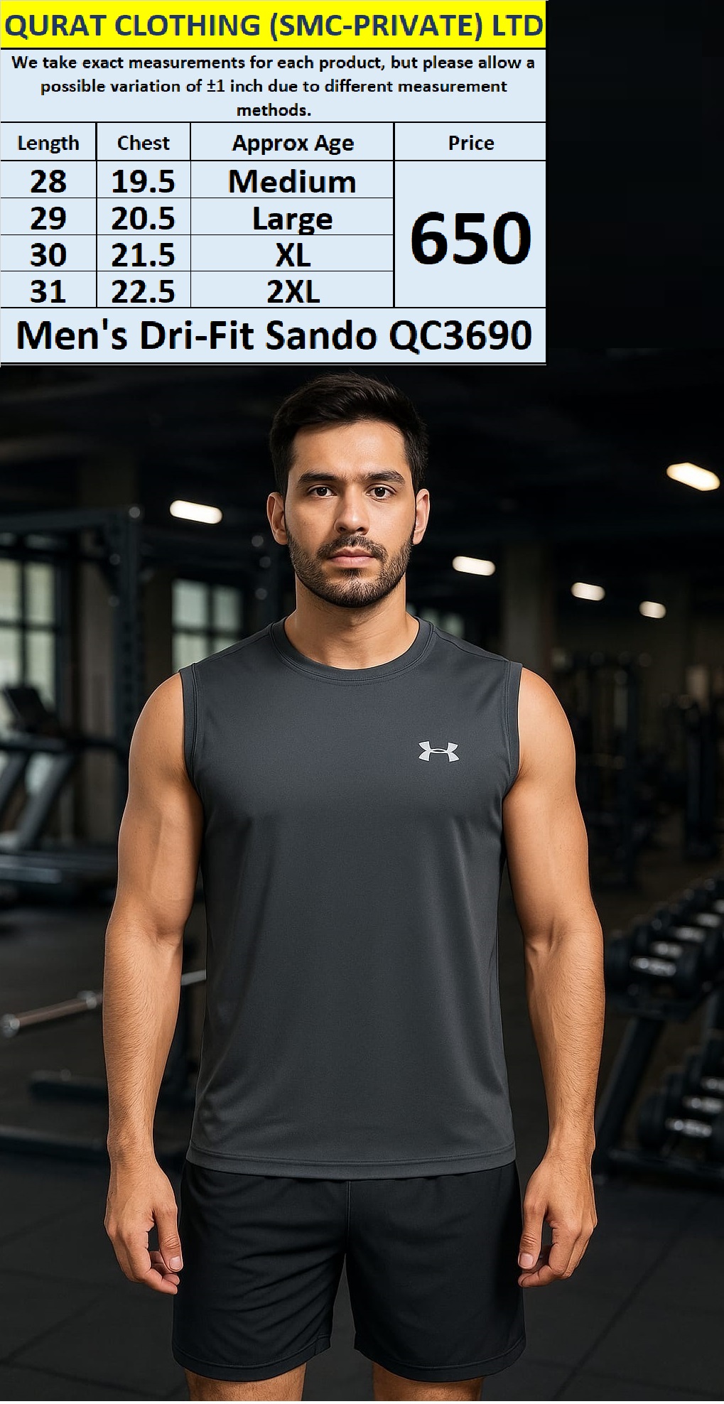 Men's Dri-Fit Sando QC3690