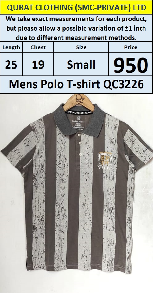 Branded Men's T-Shirt QC3226 - Export Product