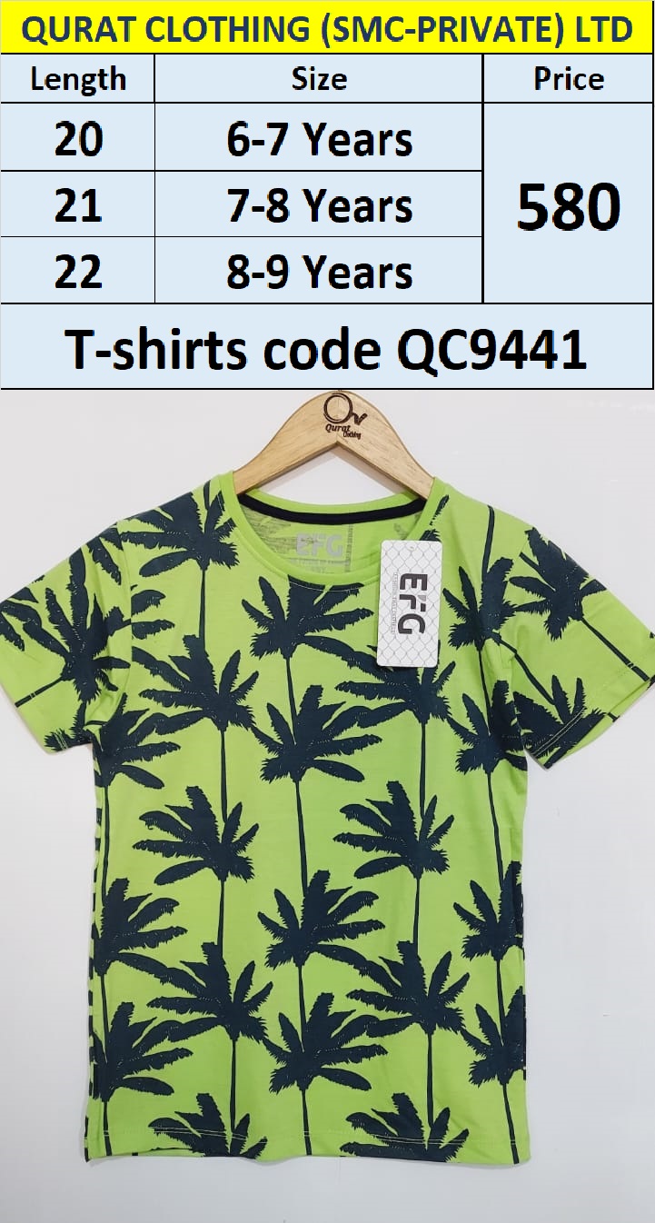 Palm Trees T-shirts QC9441 Brand EFG