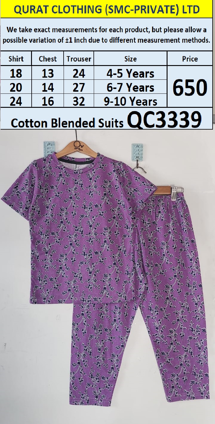 Cotton Blended Suit QC3339