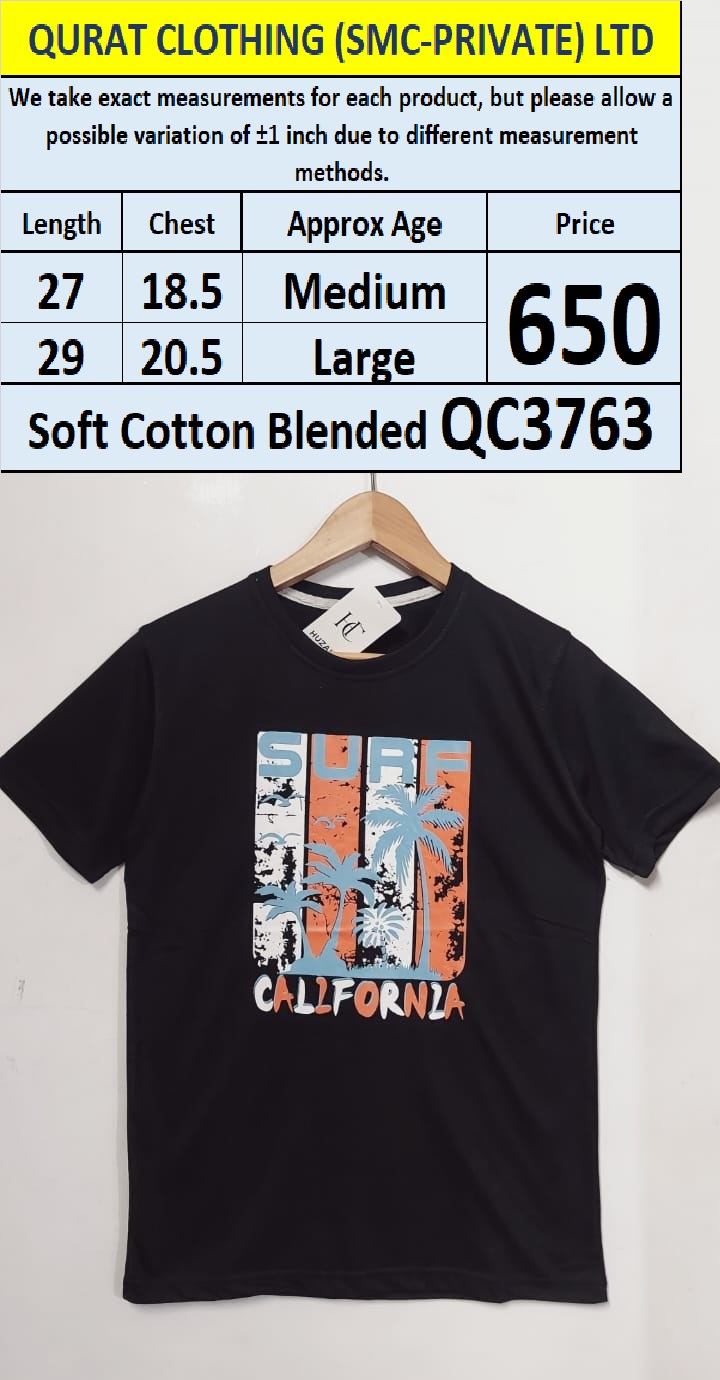 Soft Cotton Blended T-shirt QC3763