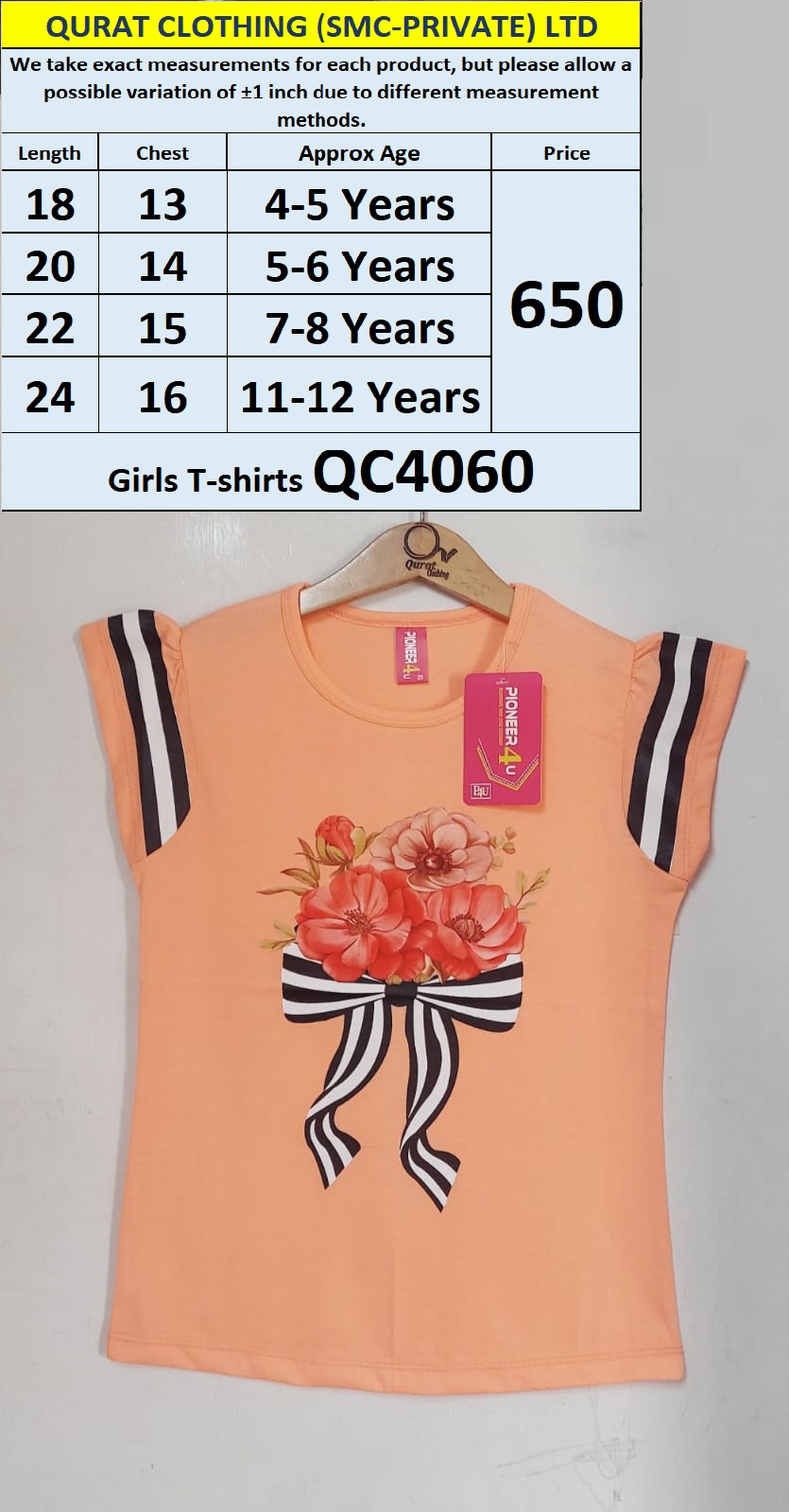 Girls T-shirts QC4060