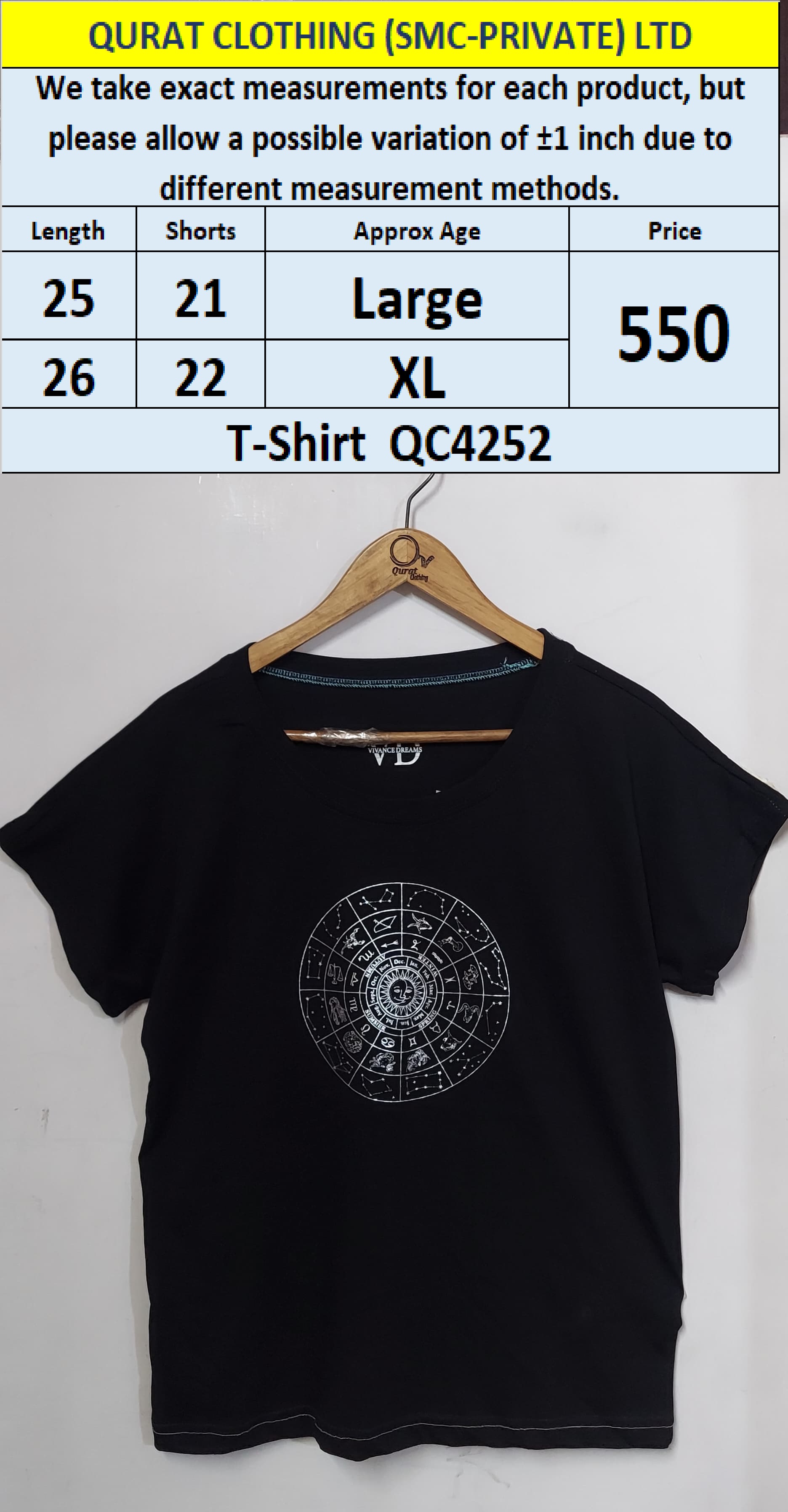 Branded Ladies T-shirt QC4252