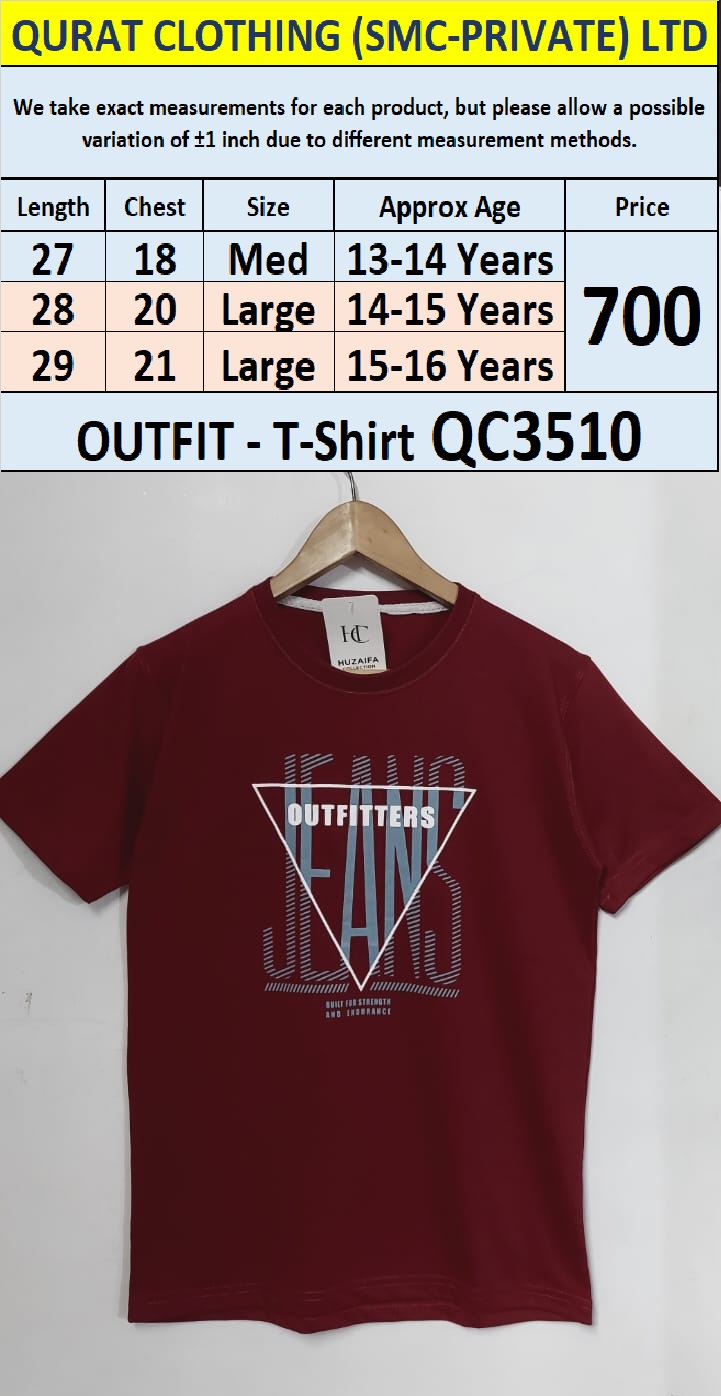 Soft Cotton Blended OUTFIT T-Shirt QC3510