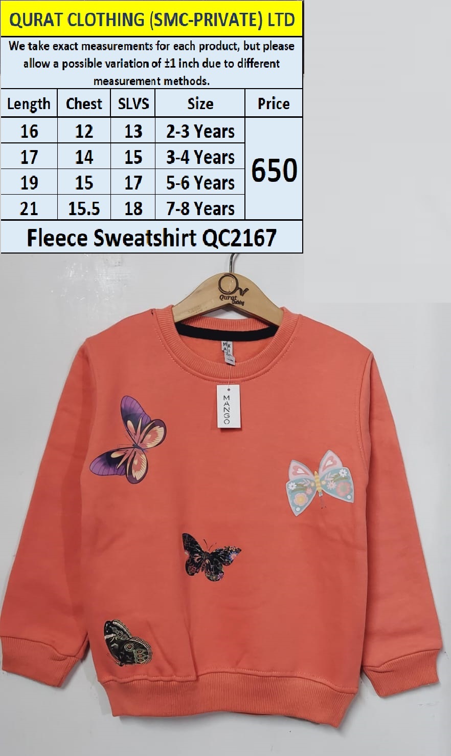 Fleece Sweatshirt QC2167