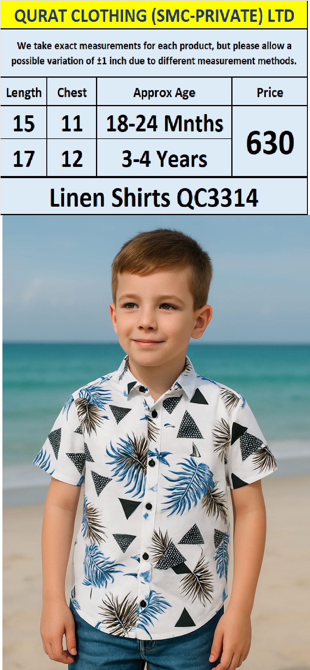 Linen Shirts QC3314