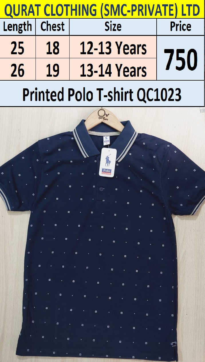 Printed Polo T-Shirt QC1023