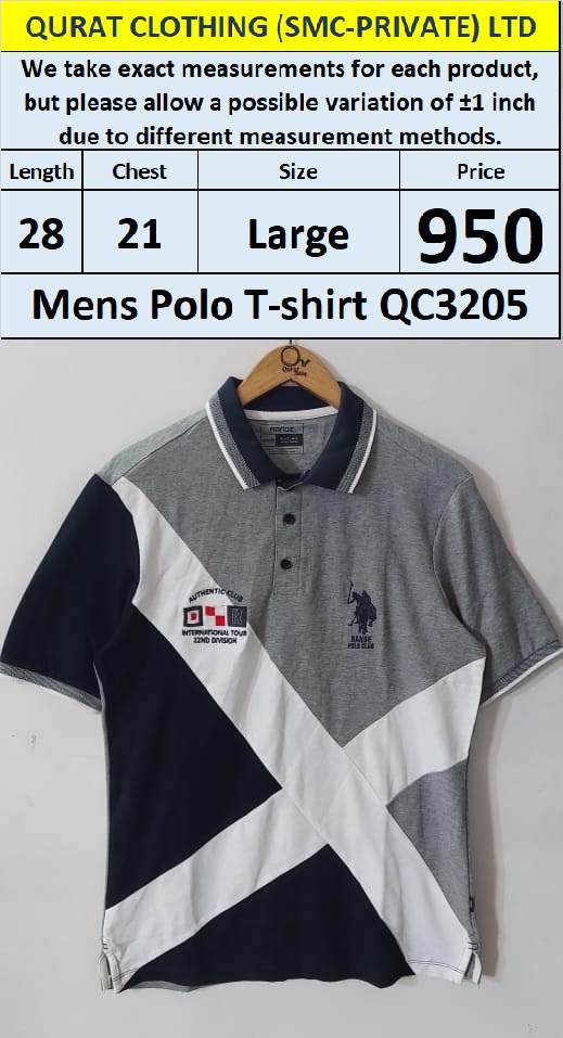  Branded Men's T-Shirt QC3205 - Export Product