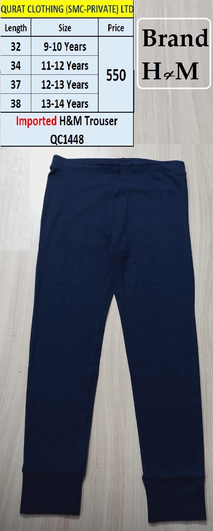 H&M Brand Imported Trouser QC1448