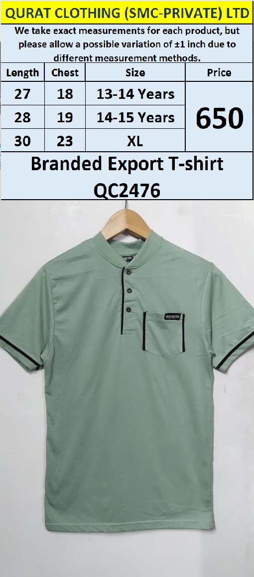 Branded Export T-shirt QC2476