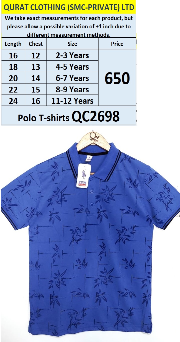 Printed Polo T-shirt QC2698