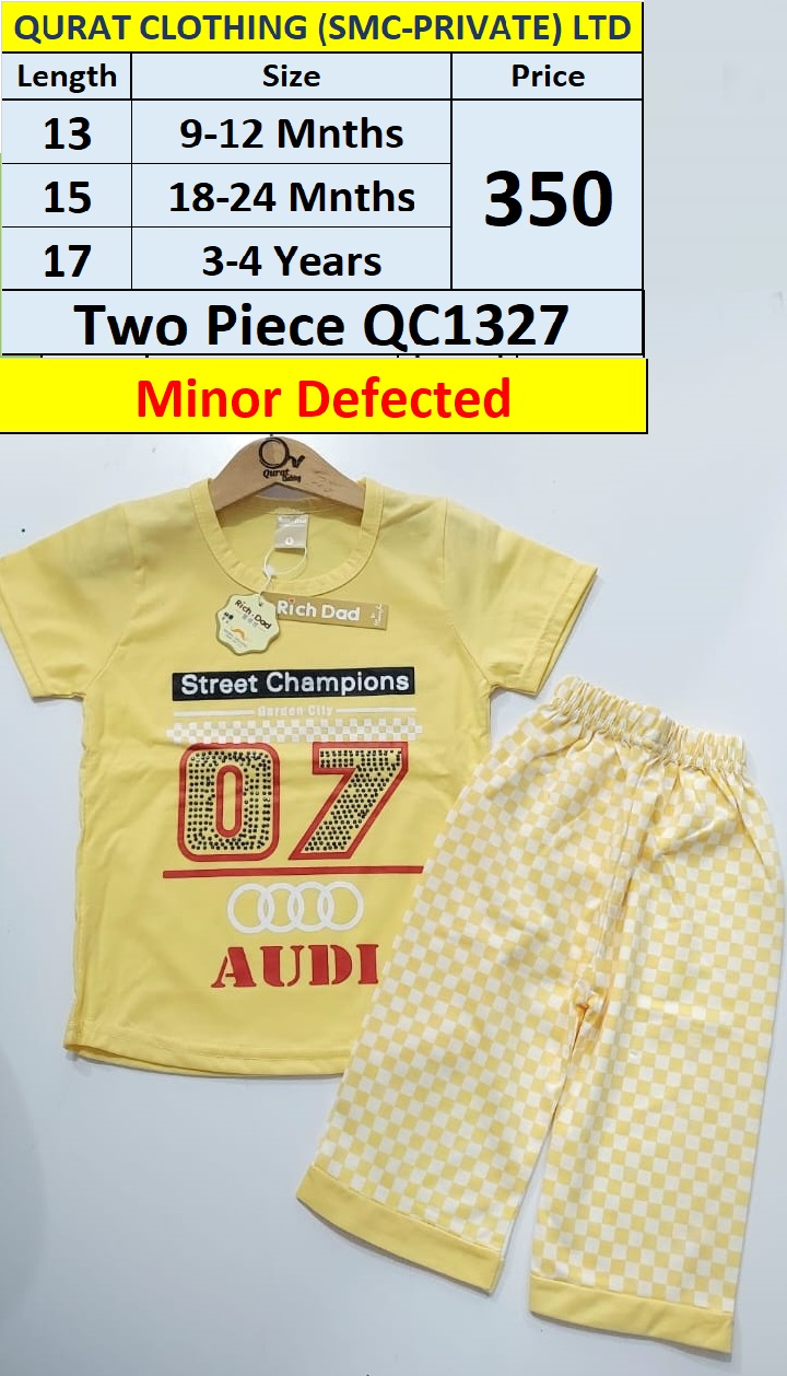 Two Piece Suit QC1327 (Minor Defected Product)