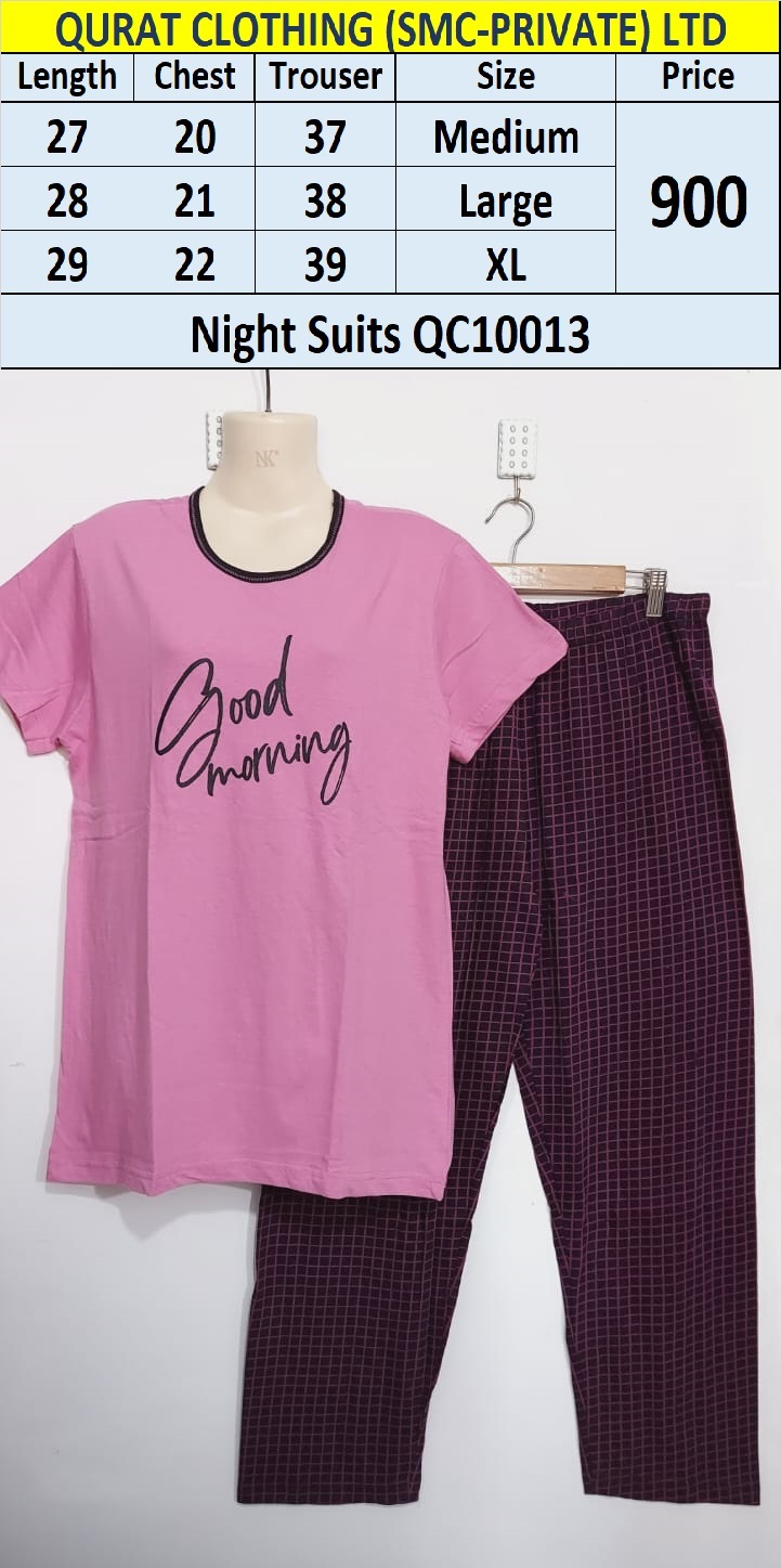 Good Morning Ladies Night Suit QC10013