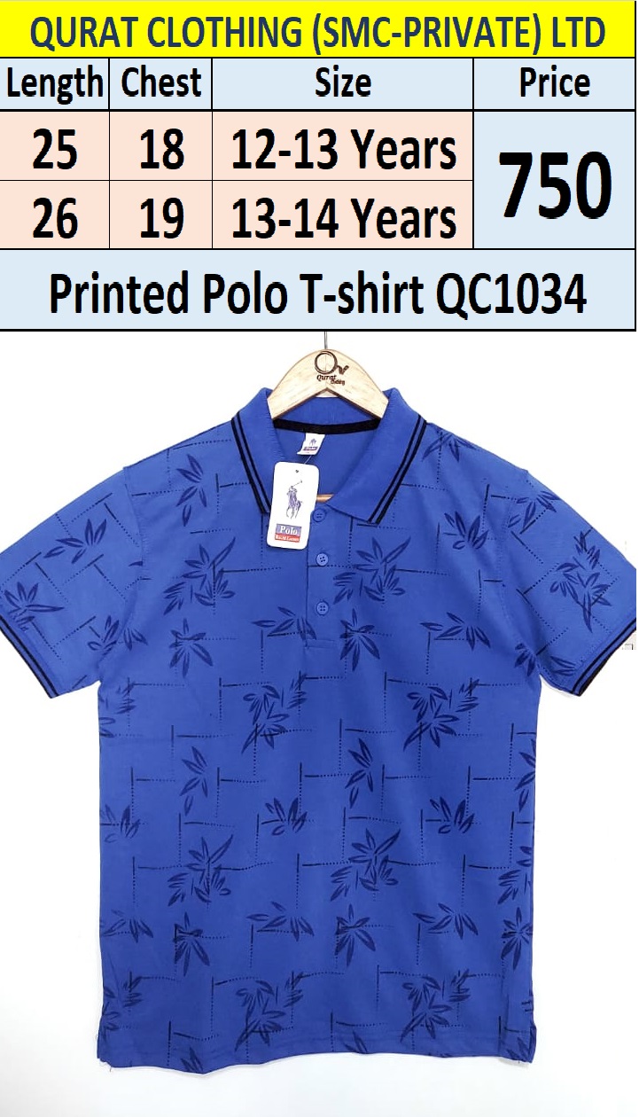 Printed Polo T-Shirt QC1034