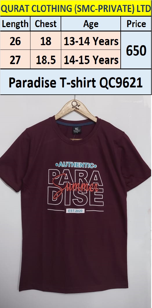 Maroon Paradise T-shirt QC9621