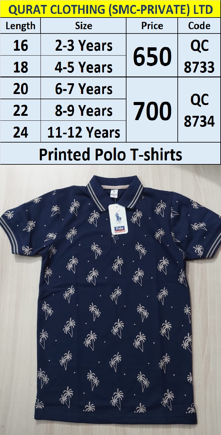 Printed Polo QC8733
