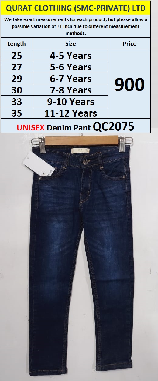 Unisex Denim Pant QC2075