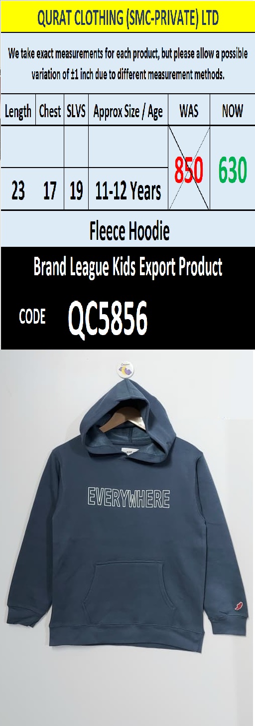 Top International Branded Export Hoodie / Sweatshirt Products - QC5856
