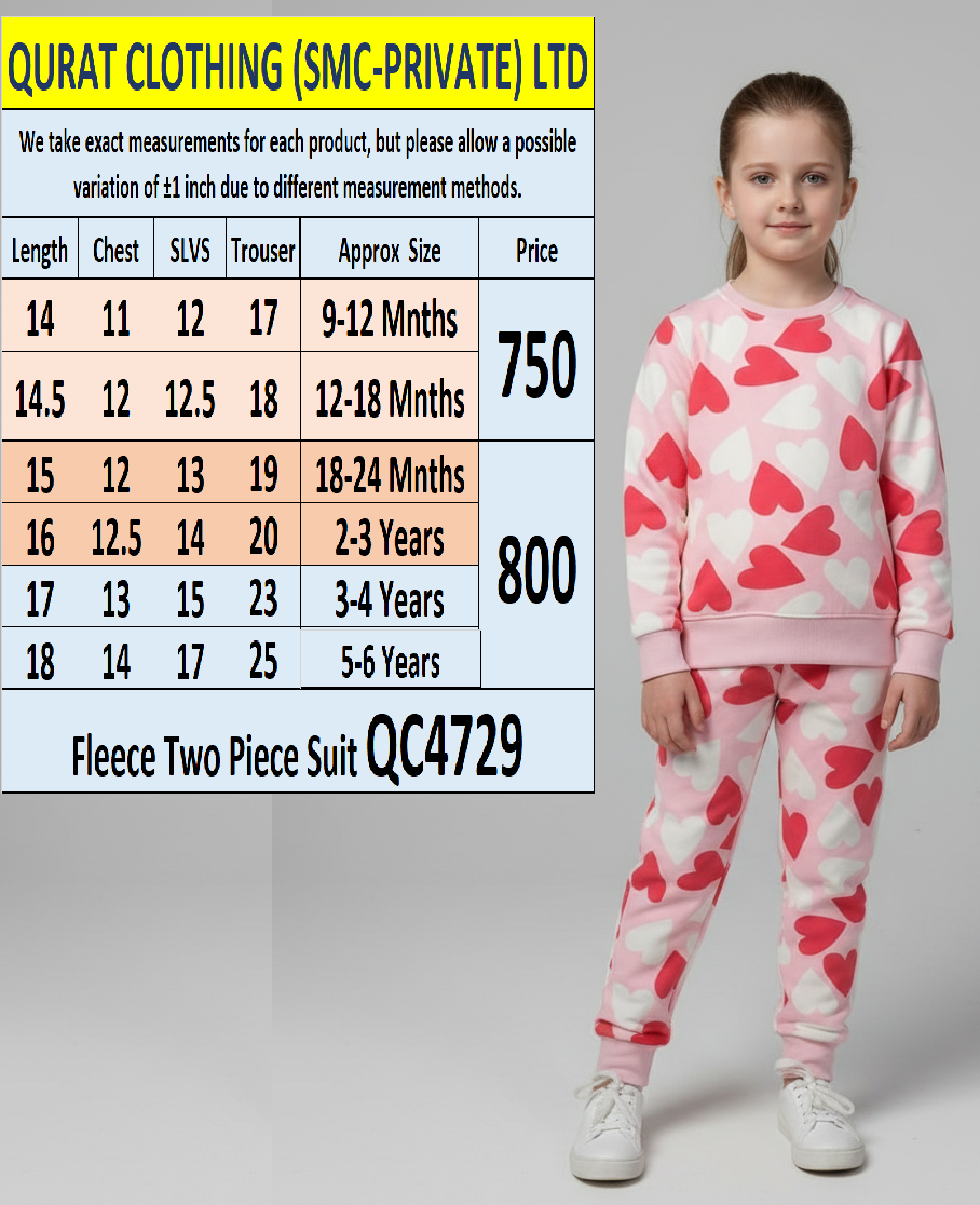 Fleece Two Piece Suit QC4729