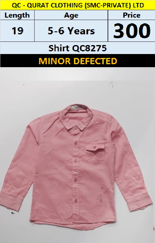 Shirt QC8275 Branded but Minor Defected(no exchange no refund)