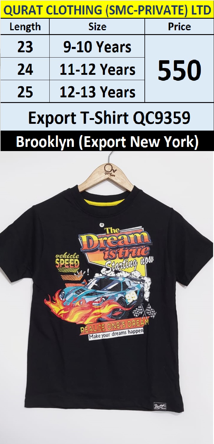 Dream is True T-shirt QC9359 Brand Brooklyn Export New York