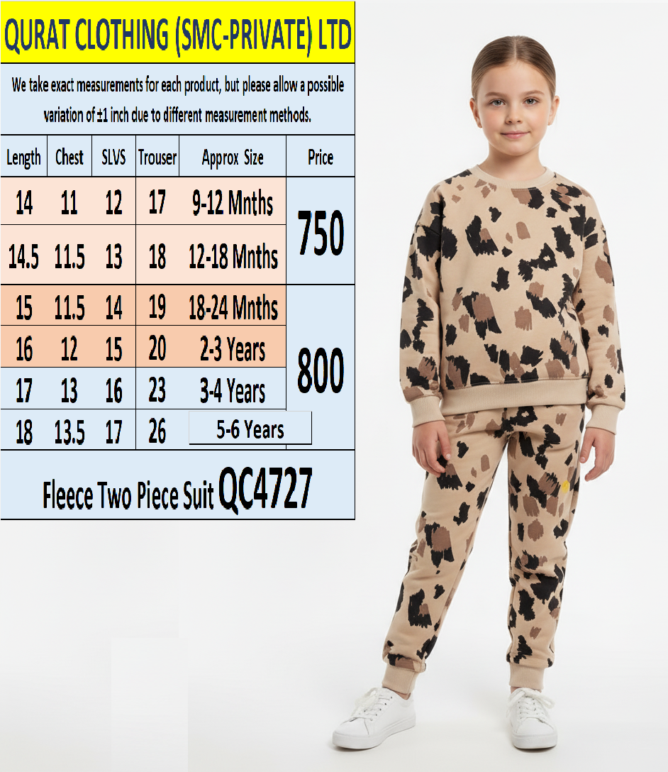 Fleece Two Piece Suit QC4727