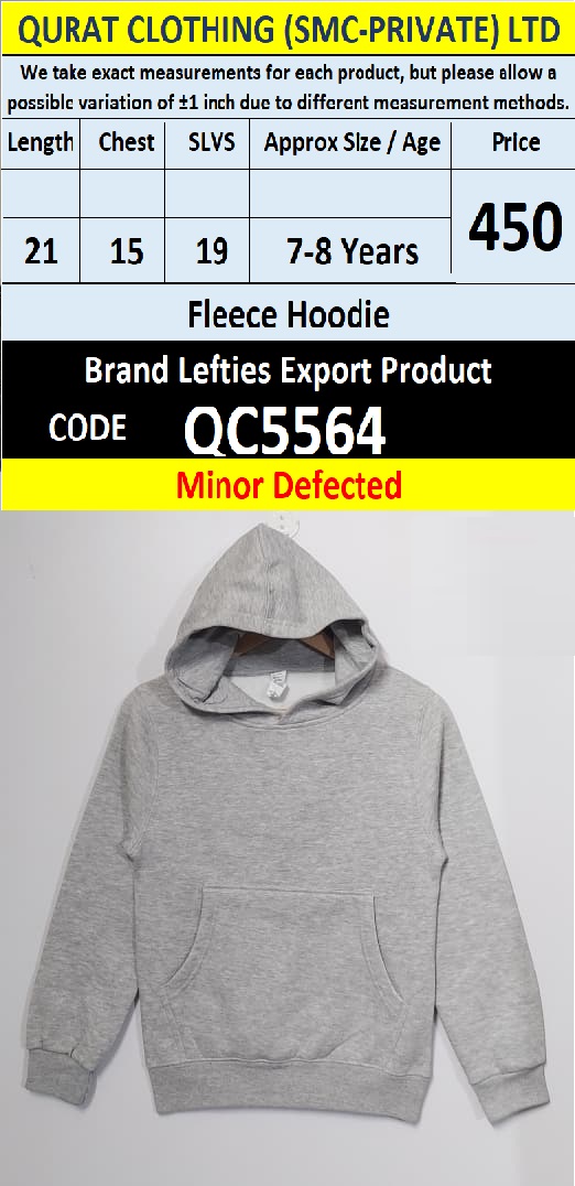 Brand Lefties Fleece Sweatshirt Export Europe or USA (Minor Defected Product) - QC5564