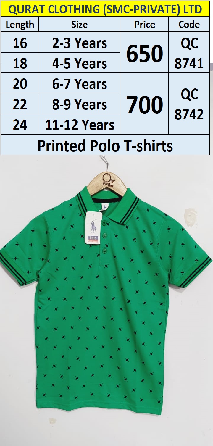 Printed Polo QC8741