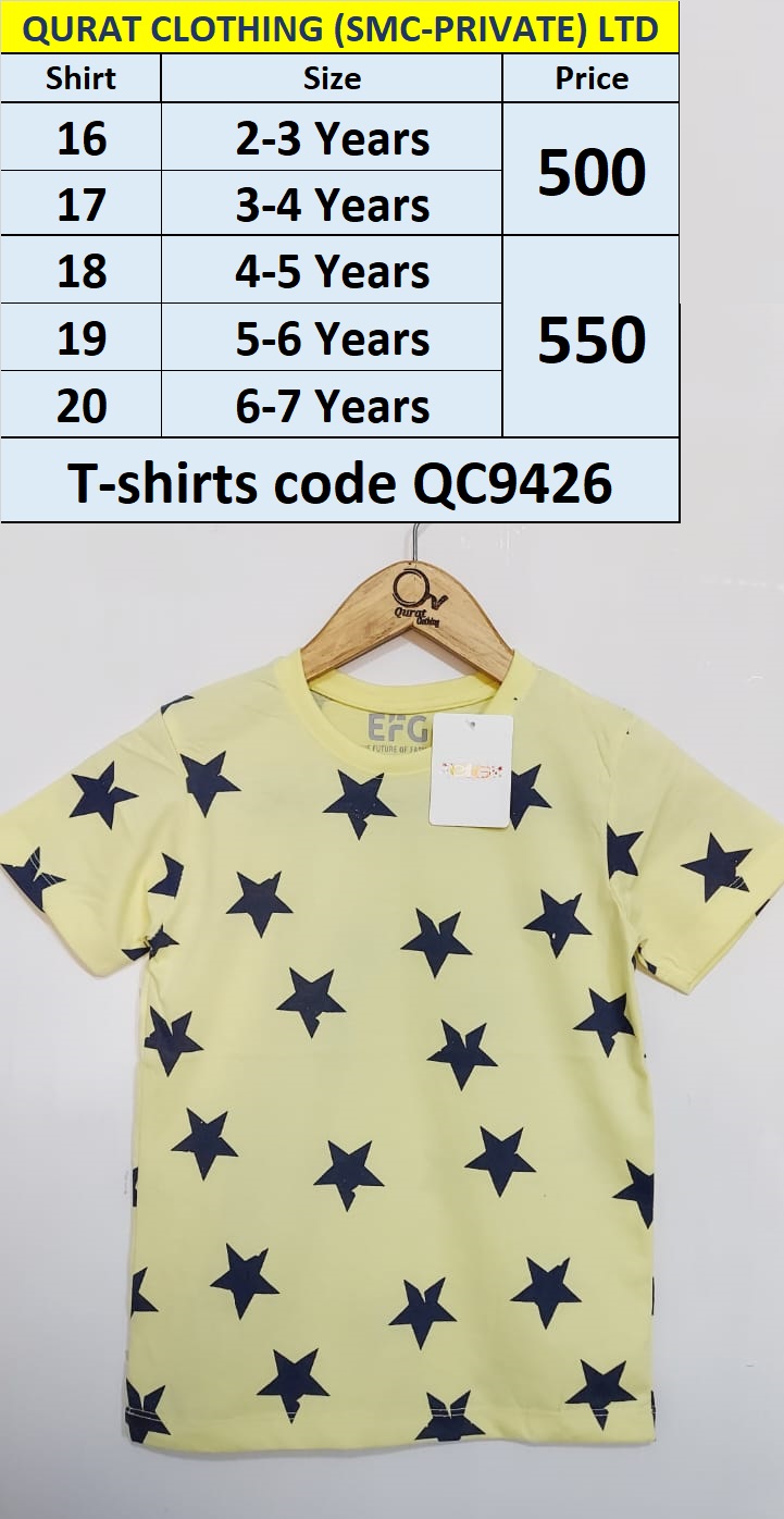 Beautiful Stars T-shirts QC9426 Brand EFG