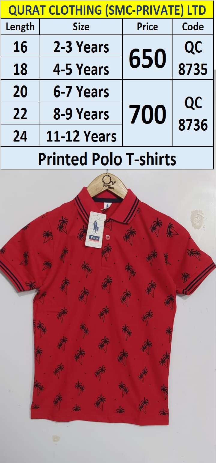 Printed Polo QC8736