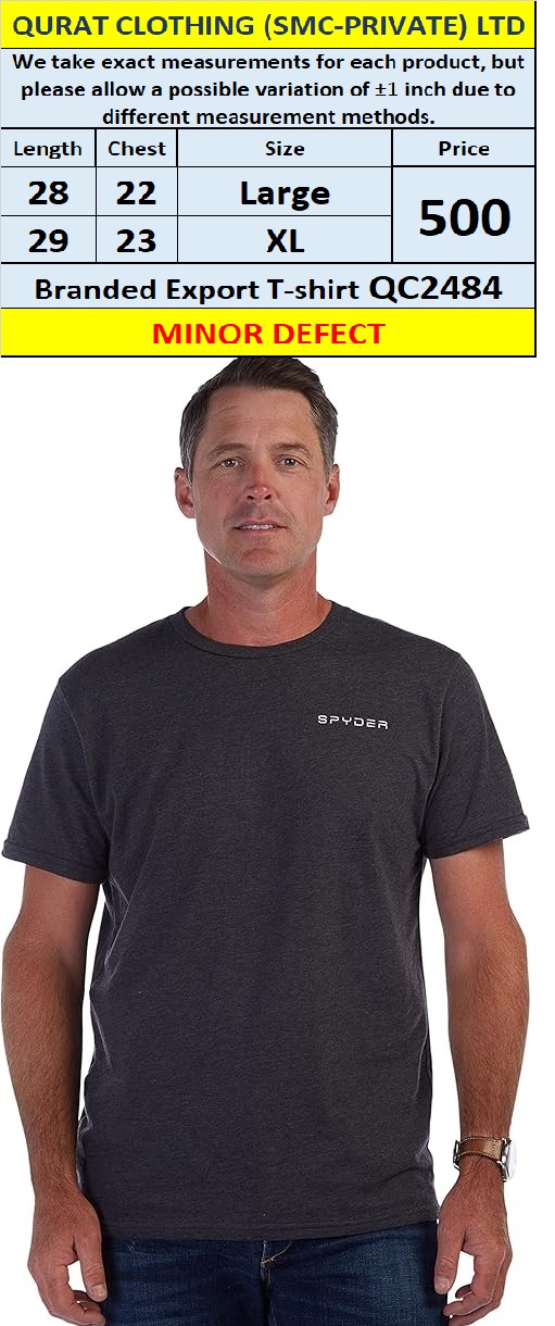 Branded Export T-shirt QC2484 (Minor Defected)