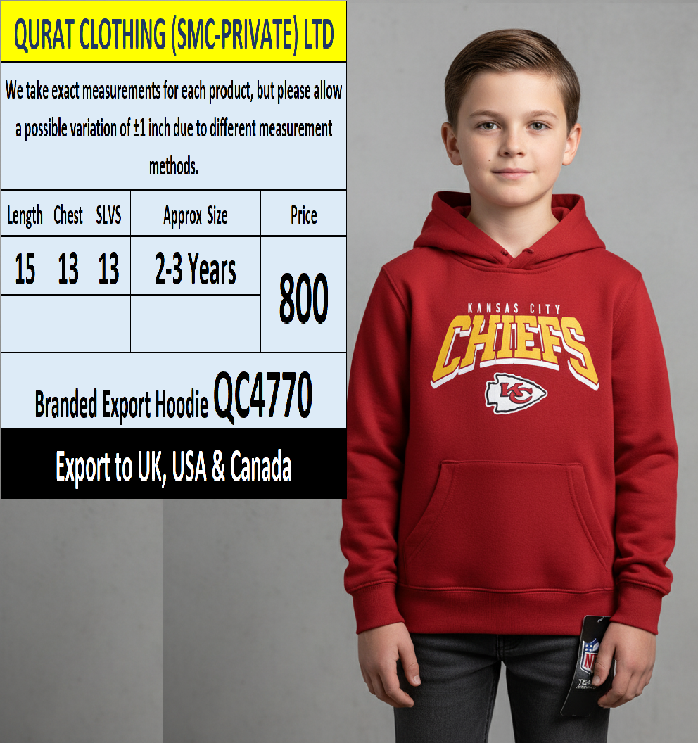 Branded Export UK, USA & Canada Top Brands Hoodie QC4770