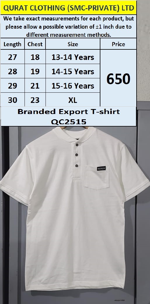 Branded Export T-shirt QC2515
