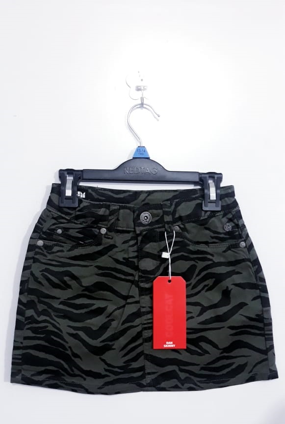 Tiger Print Skirt Green - Tiger Print Skirt Green