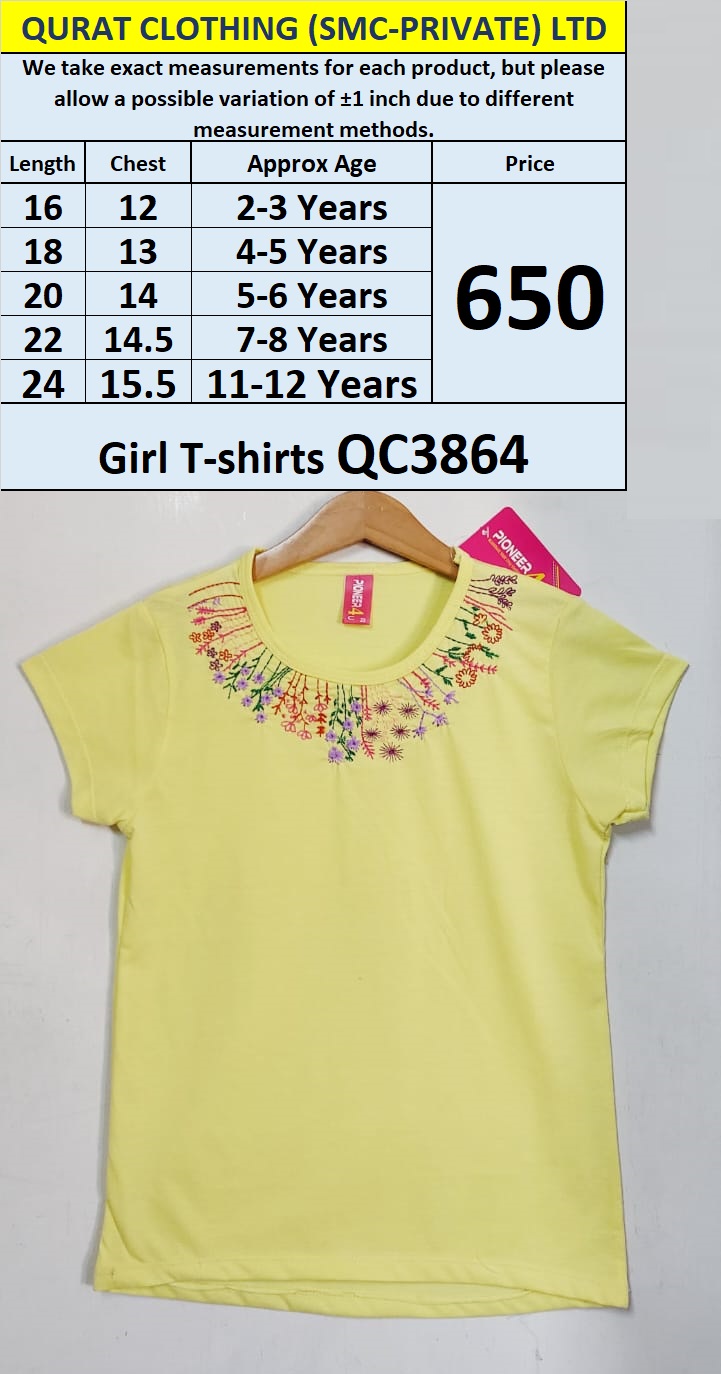 Girl T-shirts QC3864