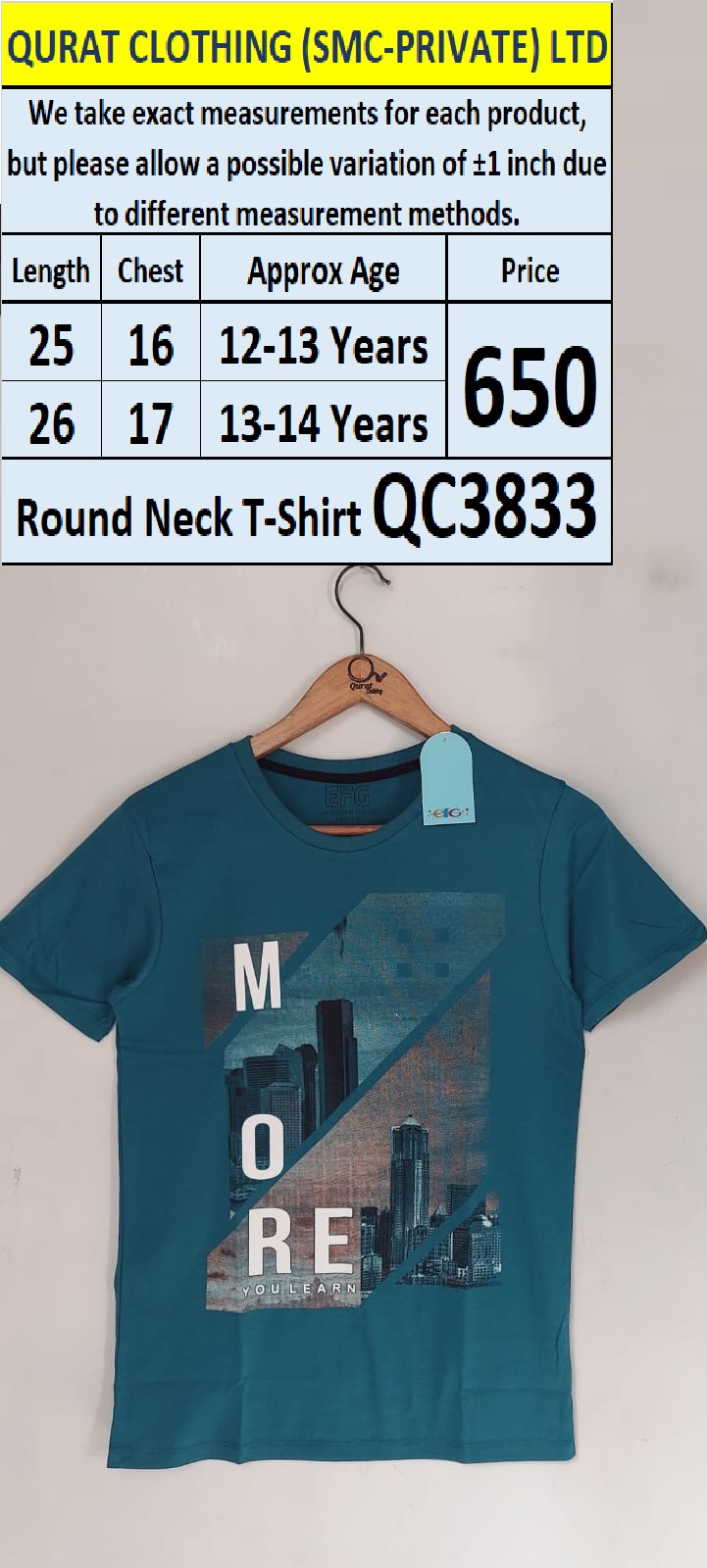 Round Neck T-Shirt QC3833