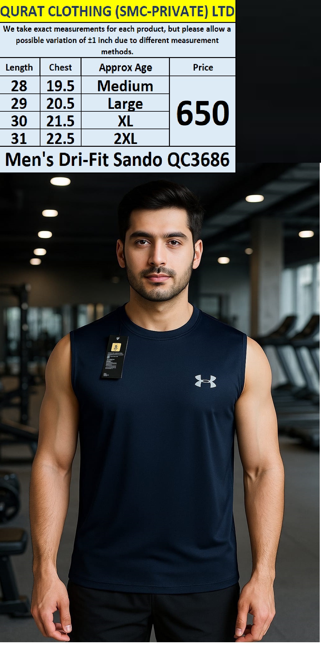 Men's Dri-Fit Sando QC3686