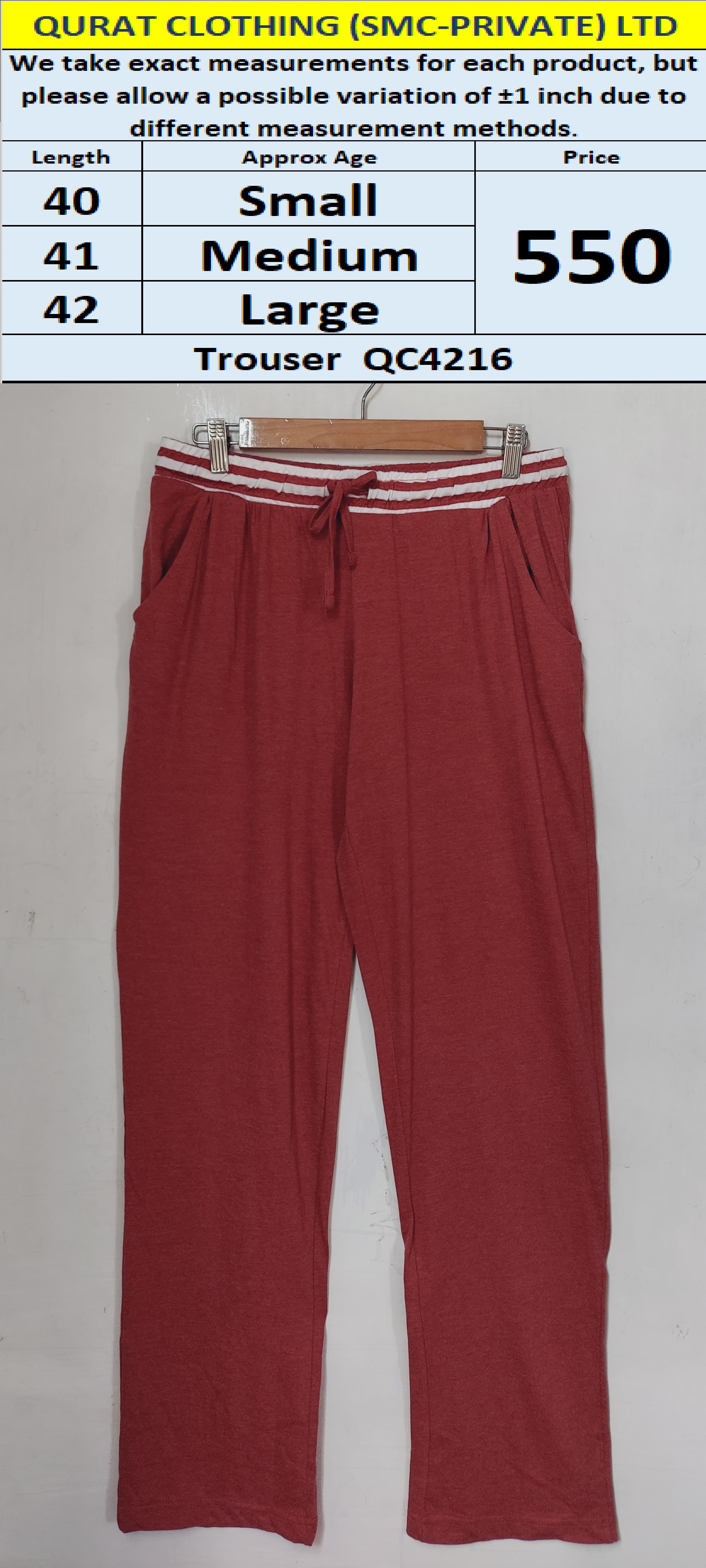 Branded Trouser QC4216