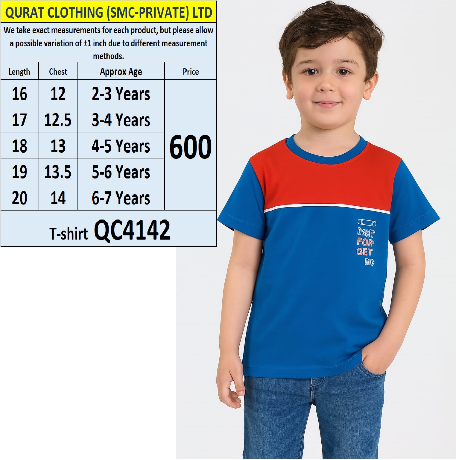 Red T-shirt QC4142