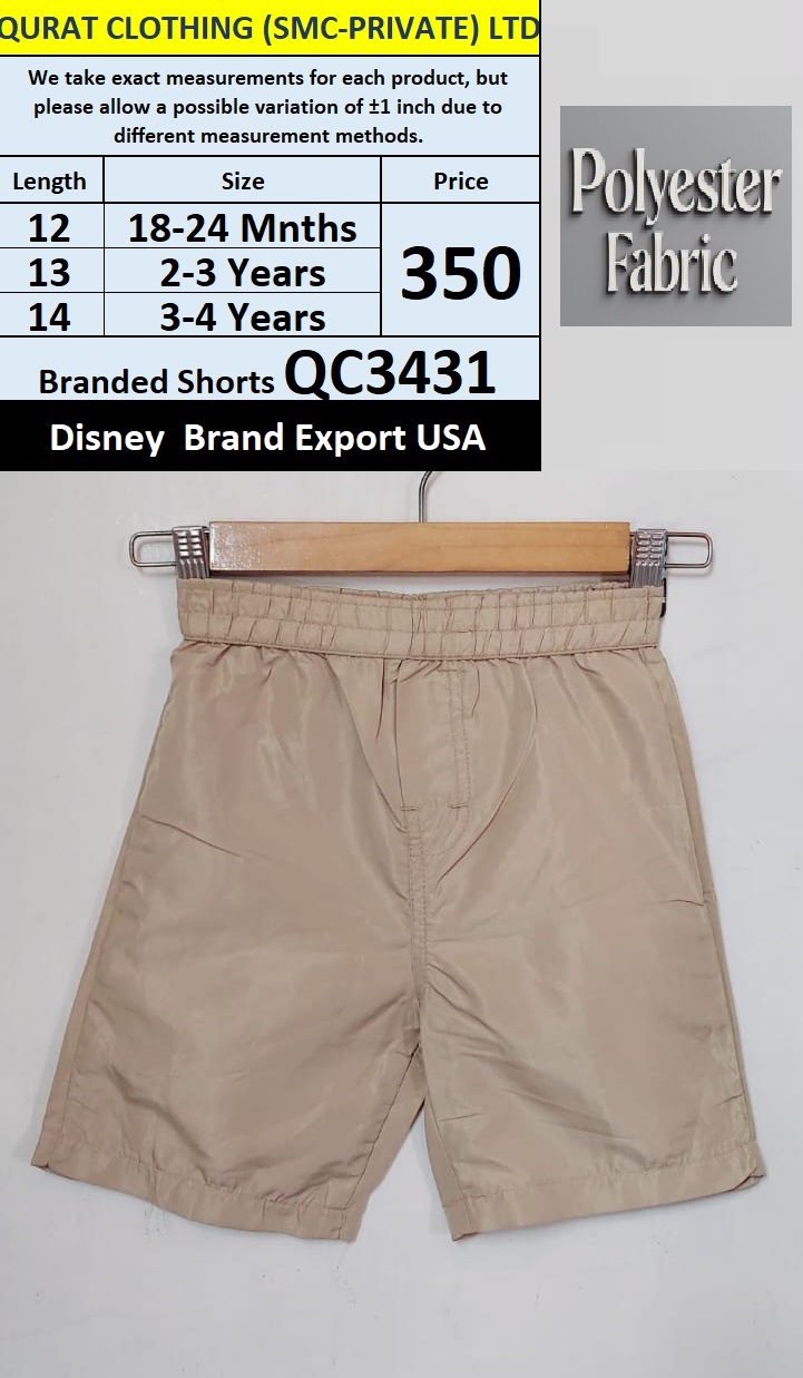 Disney Brand Shorts QC3431 Export USA