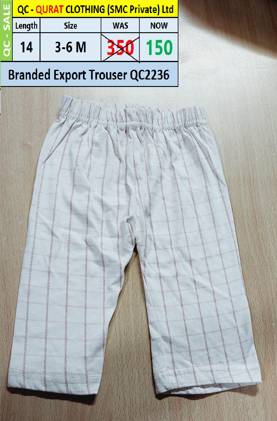 Branded Export Trouser QC2236