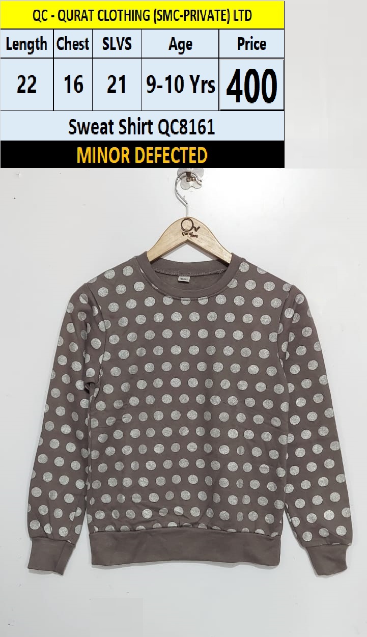 Sweatshirt QC8161 Branded but Minor Defected (no exchange no refund)