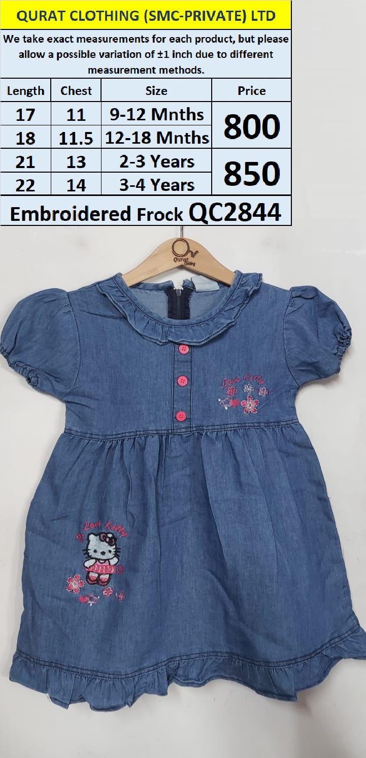 Embroidered Frock QC2844 