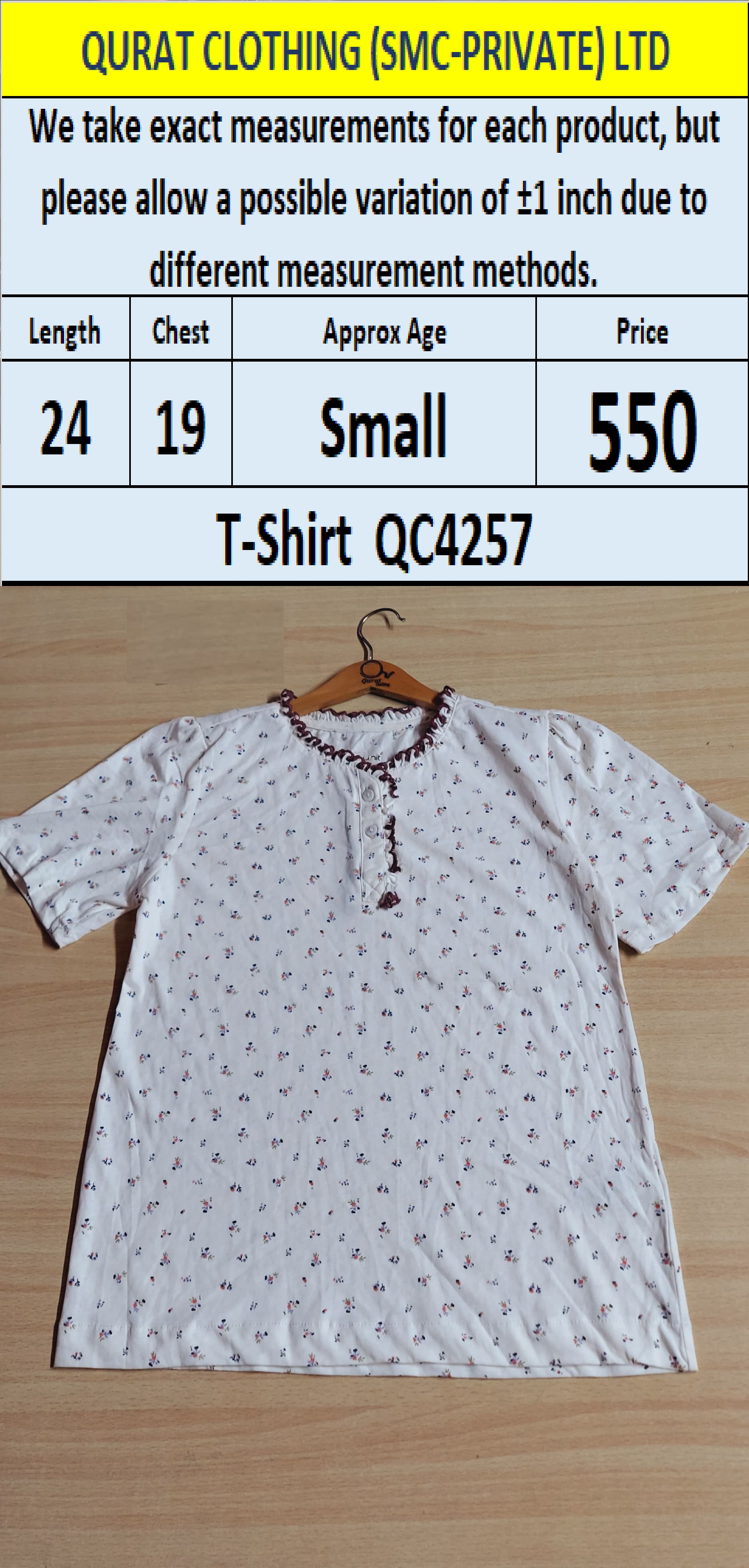 Branded Ladies T-shirt QC4257