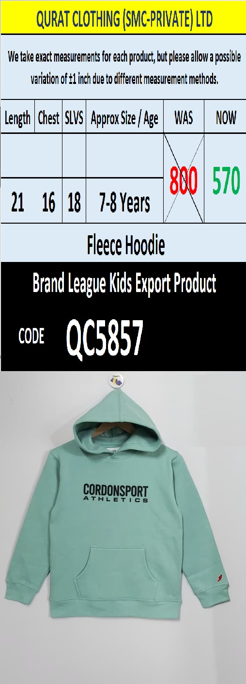 Top International Branded Export Hoodie / Sweatshirt Products - QC5857
