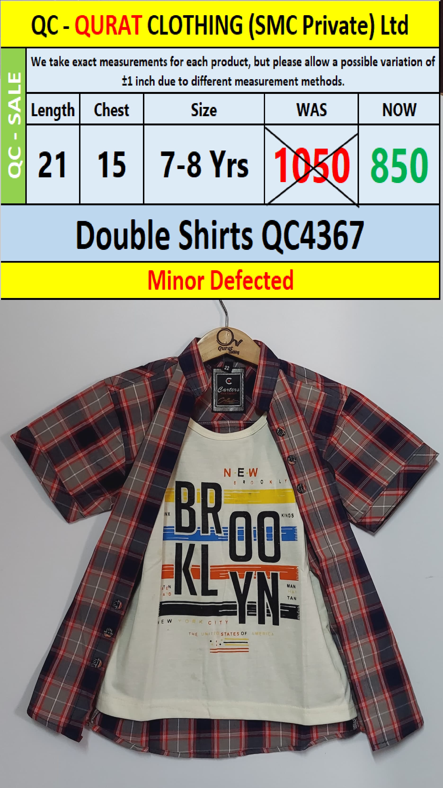 Stylish Double Shirt QC4367